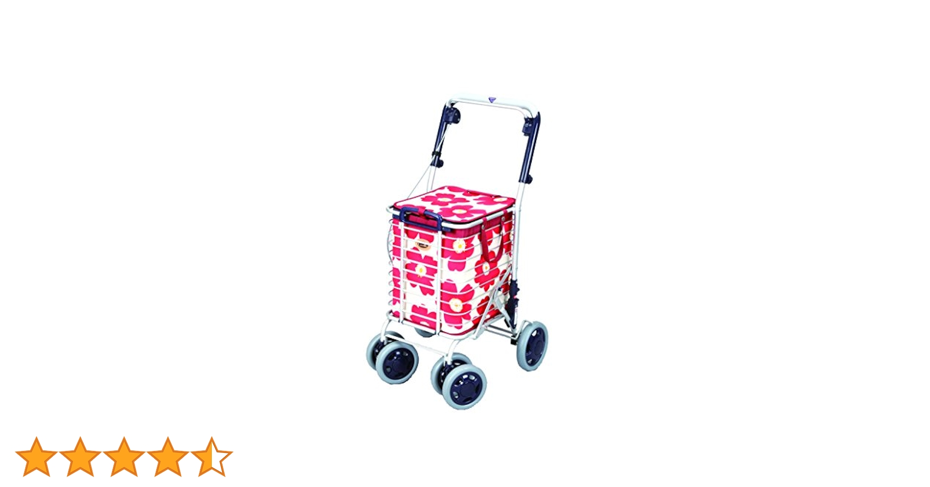 【美品】シルバーカー ワインレッド 花柄 送料込み Amazon.co.jp: アルミワイヤーカート A-0245H 花柄赤 : 産業